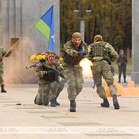 В музейно-парковом комплексе «Победа» прошла церемония отправки граждан на срочную военную службу