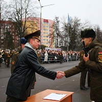 Принятие Военной присяги военнослужащими Минской военной комендатуры
