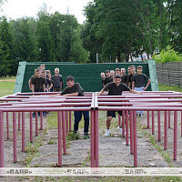 На базе 83 оиаэп продолжает работу военно-патриотический лагерь 