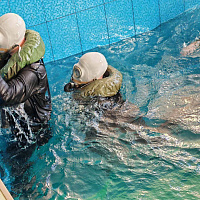 Занятия по легководолазной подготовке прошли в 72 ОУЦ