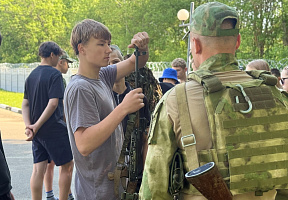 Военно-патриотический лагерь для учащихся школ Лепельского района
