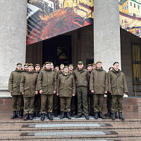 Военнослужащие 120 омбр посетили Национальный художественный музей