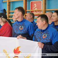 Военизированная эстафета профсоюзной организации Вооружённых Сил Беларуси профессионального союза работников государственных и иных учреждений