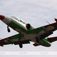 Плановые полёты на аэродроме 116-й гвардейской штурмовой авиационной базы