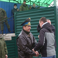 Торжественные проводы военнообязанных