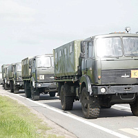 Военнослужащие 361 боо (ЦОВУ) совершили 50-километровый марш