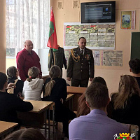 В Ходосовской базовой школе открылся военно-патриотический класс