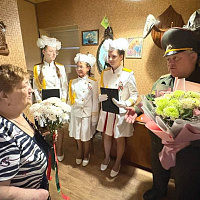 Представители военного комиссариата города Гомеля поздравили ветеранов с праздником