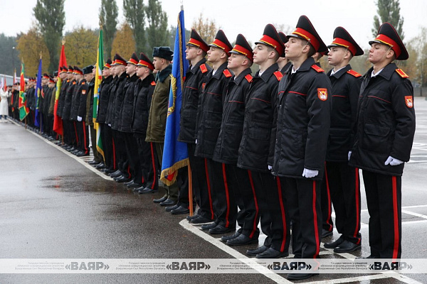 Открытие X Республиканского смотра-конкурса по строевой подготовке среди учащихся кадетских училищ, специализированных лицеев и МСВУ