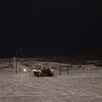 Гвардейцы выполнили упражнения стрельб в ночное время