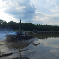 Занятия по преодолению водной преграды
