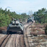  Завершилось двухстороннее ротное тактическое учение с боевой стрельбой подразделений 38 одшбр