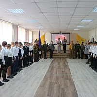 Торжественная церемония открытия военно-патриотического клуба «Память»