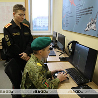 В Минском суворовском военном училище прошёл день открытых дверей