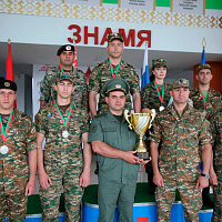 Награждение победителей чемпионата по военно-прикладному многоборью