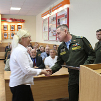 Торжественное собрание по случаю 105-летия со дня образования военного комиссариата Витебской области