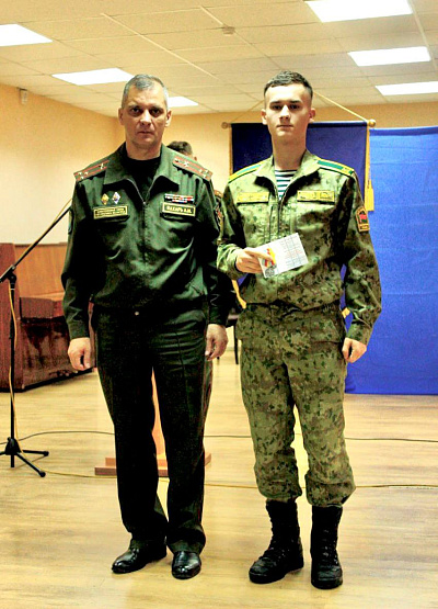 В честь Дня основания войск РХБ защиты на военном факультете в БГУ прошло торжественное собрание