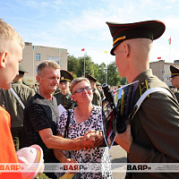 Военную присягу приняли