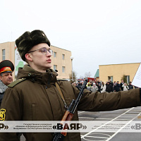 Торжественный ритуал принятия Военной присяги в Жодино
