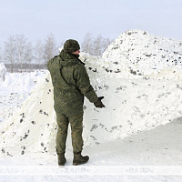 На 227-м общевойсковом полигоне проходит завершающий этап эксперимента по маскировке