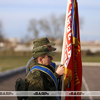 В 120 зрбр состоялся ритуал принятия Военной присяги военнообязанными, призванными из запаса