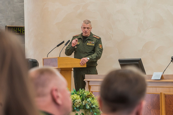 Обсуждение проекта новой Военной доктрины с идеологическим активом Могилевской области