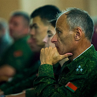 На базе воинских частей ЗОК начались сборы офицеров, прибывших из высших военных заведений Беларуси и России