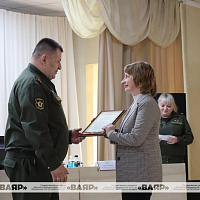 Сбор с руководителями по военно-патриотическому воспитанию Минской области 