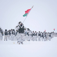 Гвардейцы совершили лыжный переход по памятным местам Витебщины