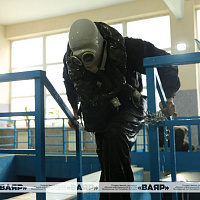 Занятие по легководолазной подготовке с танковыми подразделениями 120 омбр