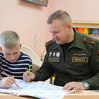  Военные связисты посетили центр коррекционно-развивающего обучения и реабилитации Минского района