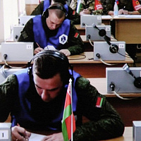 Продолжается конкурс «Уверенный прием» среди воинов-связистов
