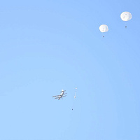 Брестские десантники выполнили прыжки в ходе плановых занятий по боевой подготовке