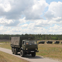 Военнослужащие из числа нового пополнения совершили 50-километровый марш