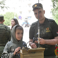 Празднование Дня Независимости в сквере Мулявина