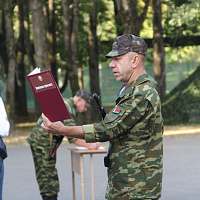 Приняли Военную присягу