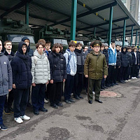 Профориентационную работу провели представители военно-технического факультета в БНТУ