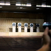 Занятия по огневой подготовке с курсантами Военной академии