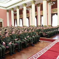 Алексей Талай посетил Минское суворовское военное училище