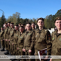 В 6 омбр состоялось чествование военнослужащих, выслуживших установленные сроки срочной военной службы