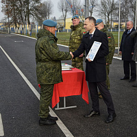 Торжественные мероприятия в 38 одшбр