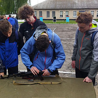 Военно-полевые сборы с учащимися 10-х классов школ города Бреста
