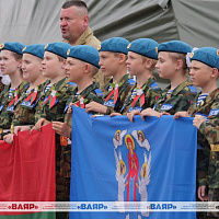 Открытие республиканского финала военно-патриотической игры «Зарничка»