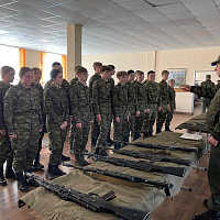 В 72 ОУЦ школьники осваивают азы начальной военной подготовки