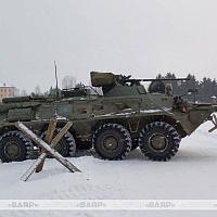 Сбор с водителями бронетранспортеров в 6 омбр