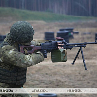 Занятия по боевой подготовке с курсантами Военной академии