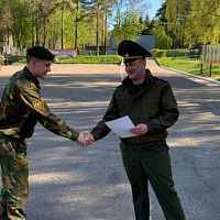 Проводы военнослужащих, выслуживших установленные сроки срочной военной службы