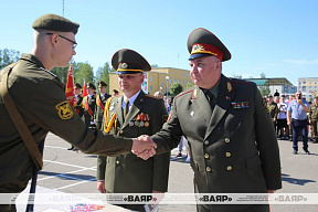 Принятие Военной присяги новым пополнением в Жодино