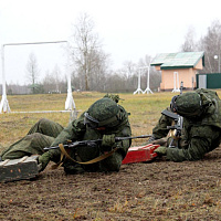 С военнослужащими нового пополнения 5 обр СпН прошли комплексные контрольные занятия