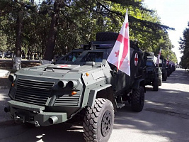Вооруженные силы Грузии получили около 40 бронированных машин Didgori Meomari и AMEV